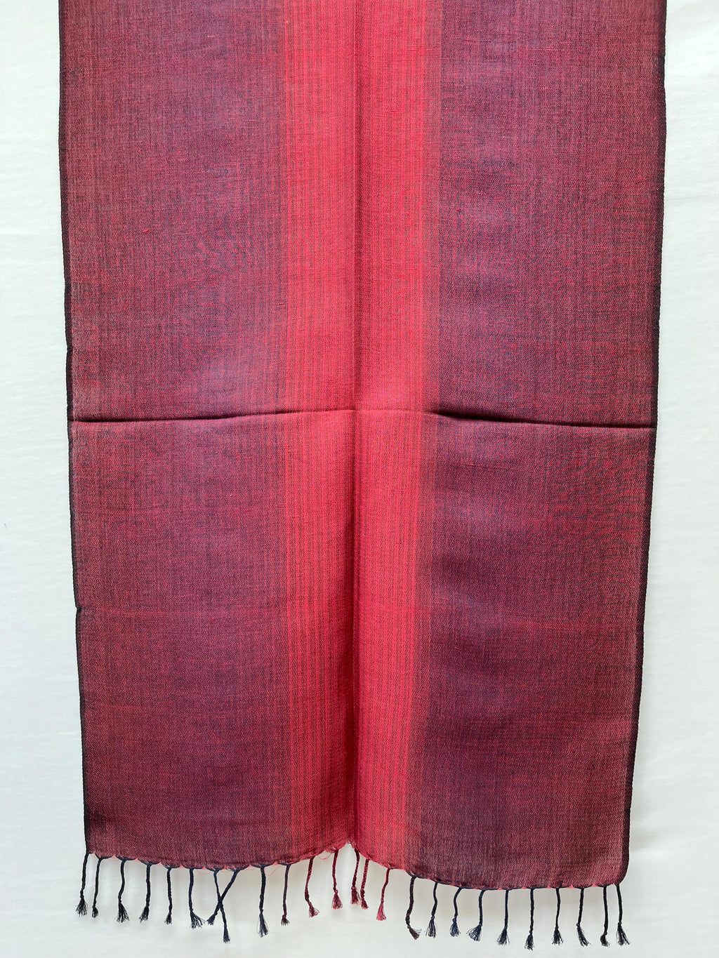 Cotton Linen Stole(Pink-Blue) Ombre
