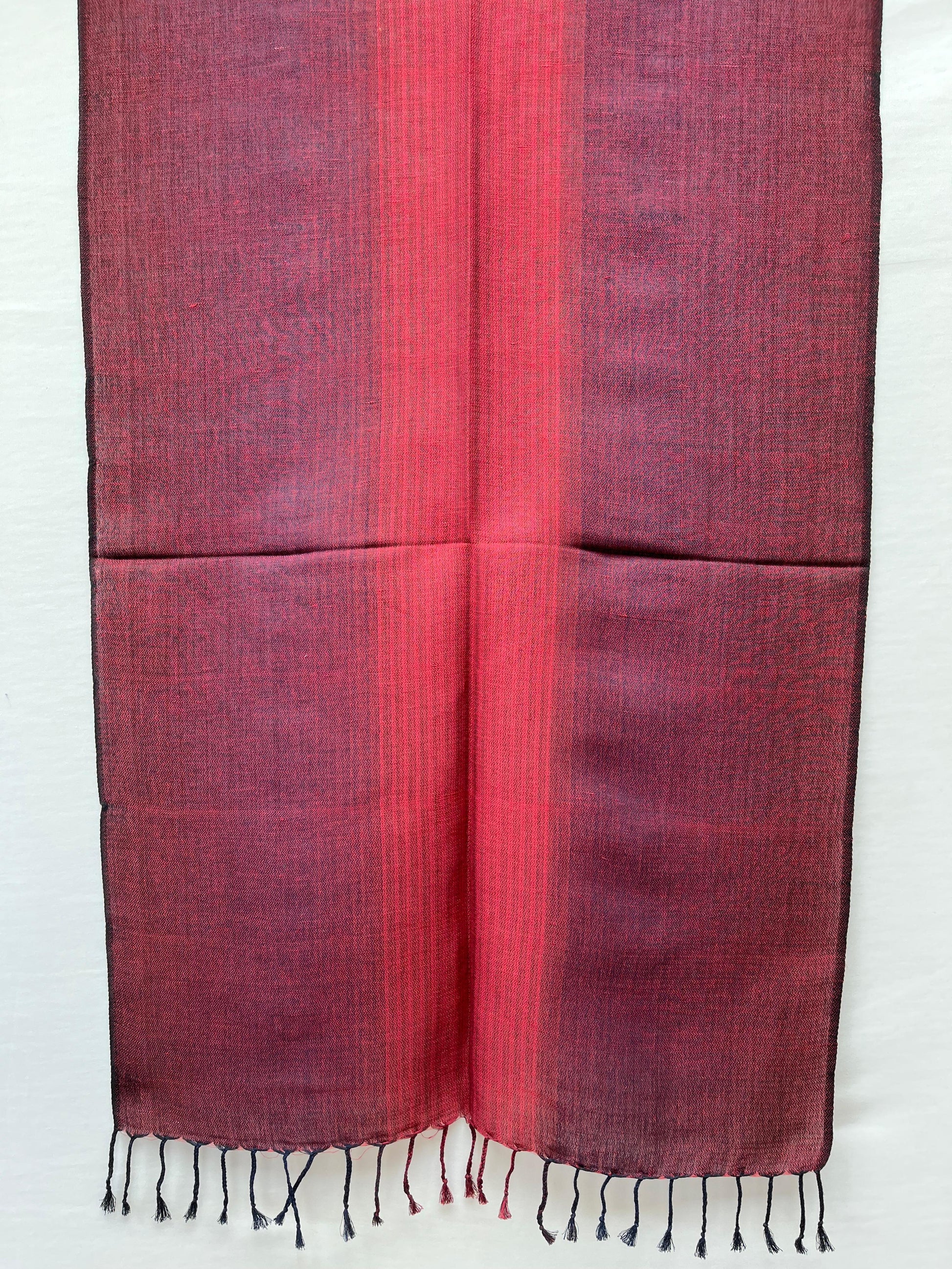 Cotton Linen Stole(Pink-Blue) Ombre