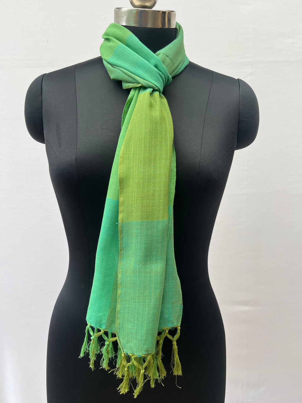Cotton Scarf(Leaf Green)