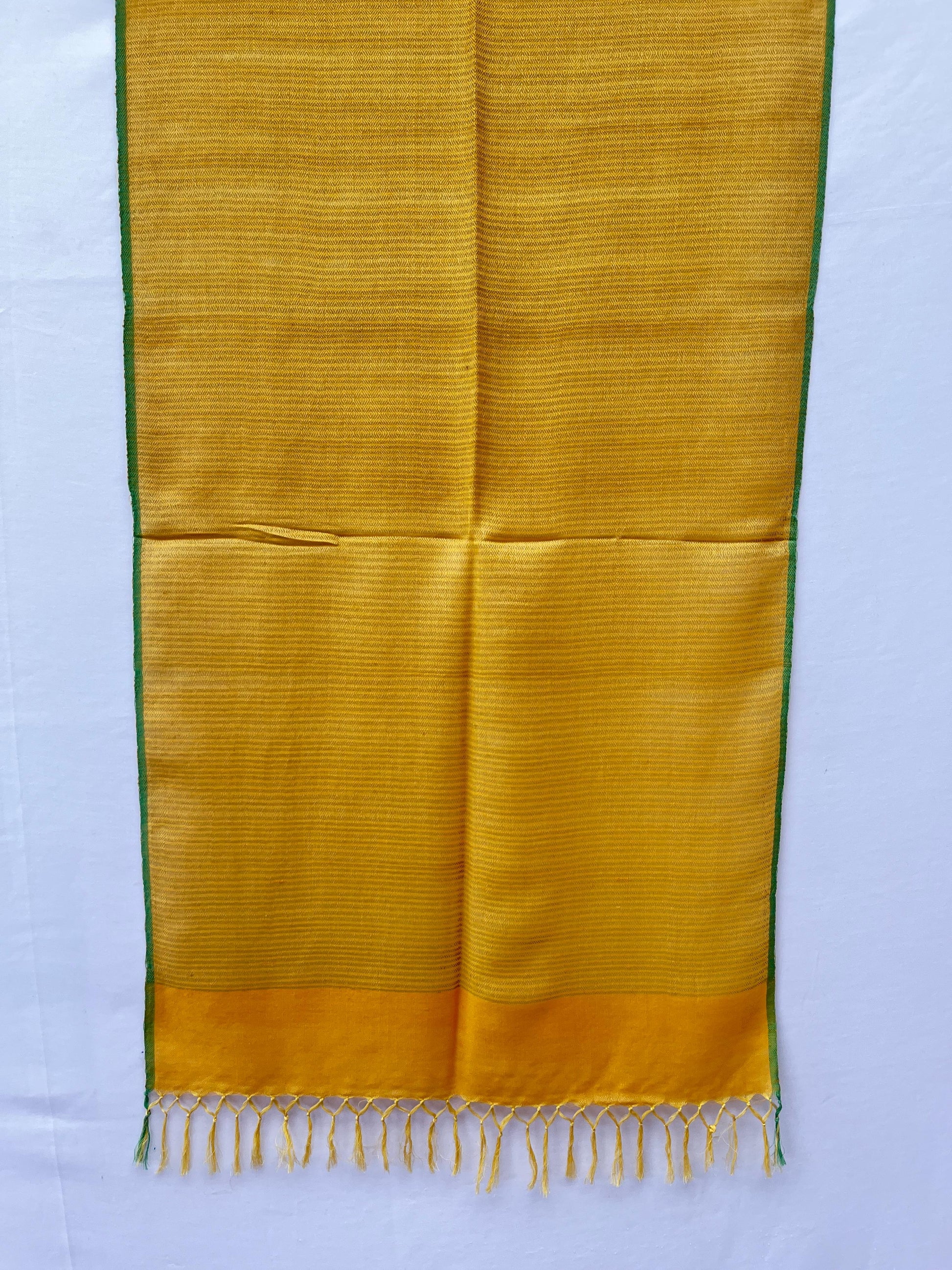 Cotton Wool Stole(Marigold)