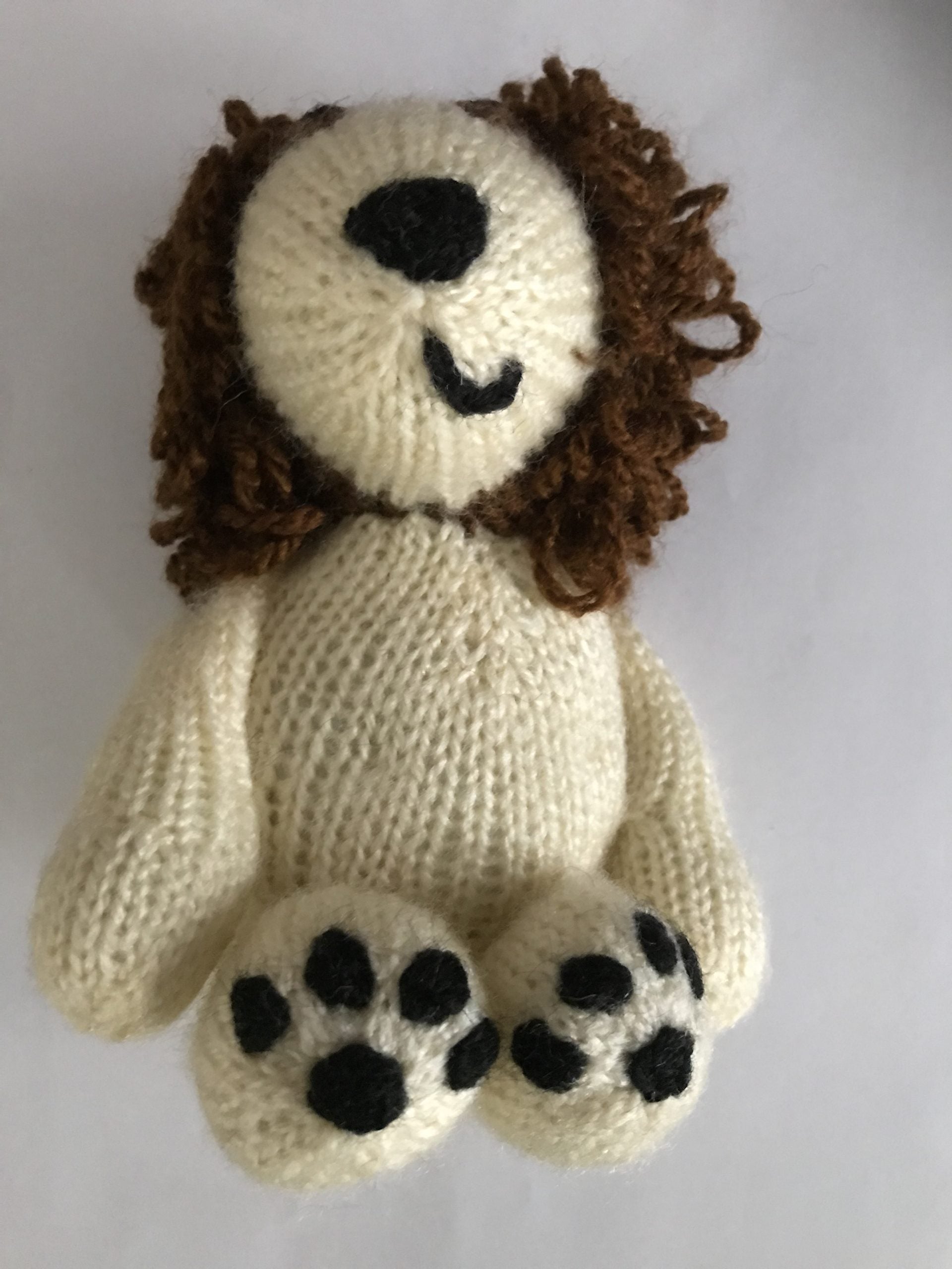 Hand Knit Dog